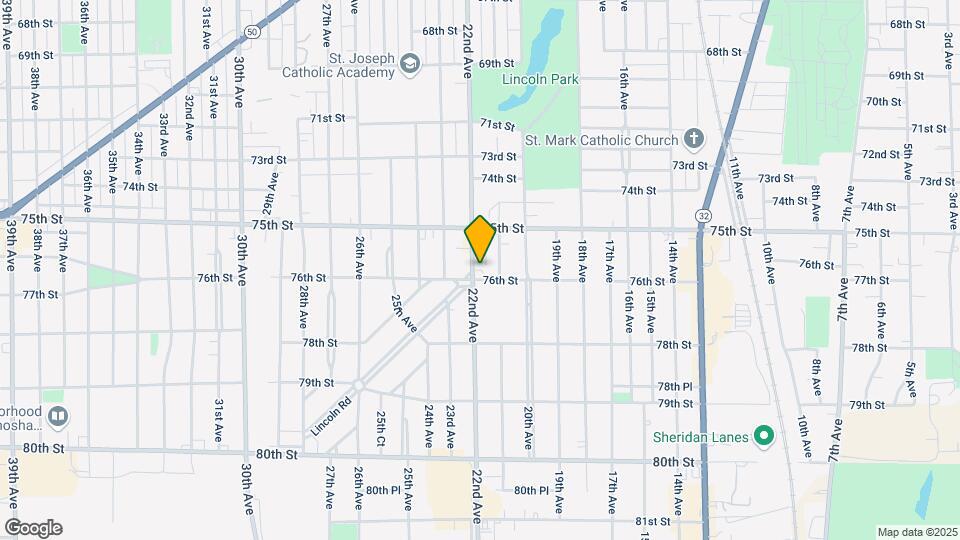 7541-7545 22nd Ave Map and Location Details