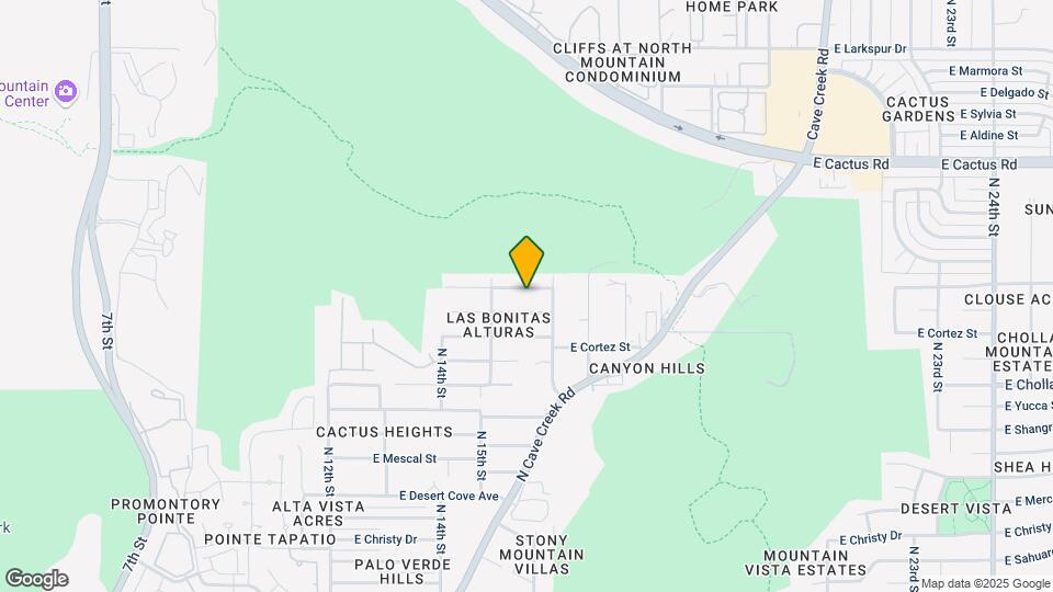 1529 E Sunnyside Dr, Unit A Map and Location Details