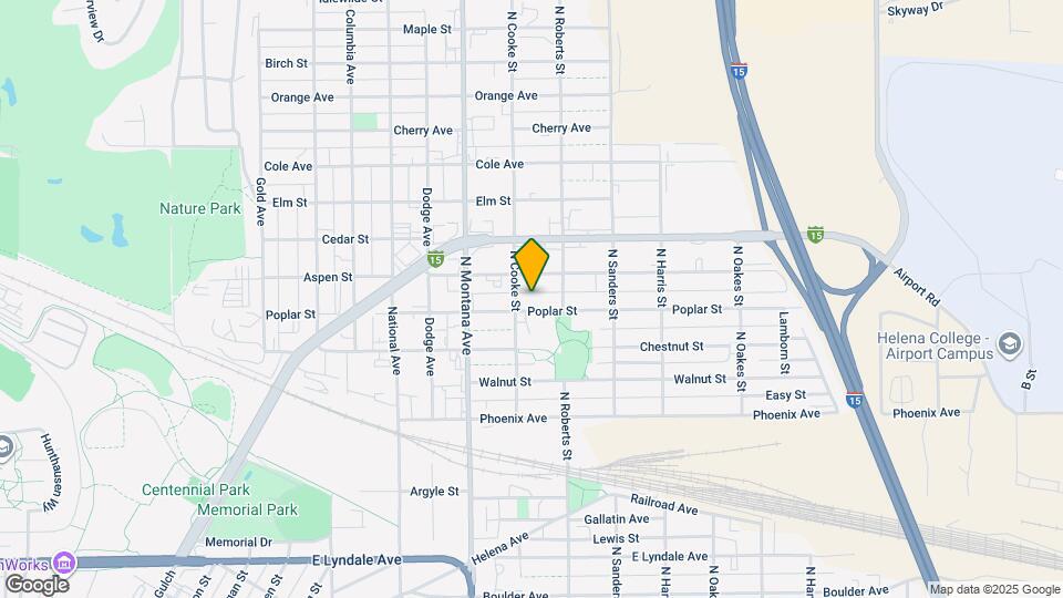 1310 Poplar St Map and Location Details