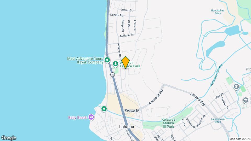 1350 Kahoma St Map and Location Details