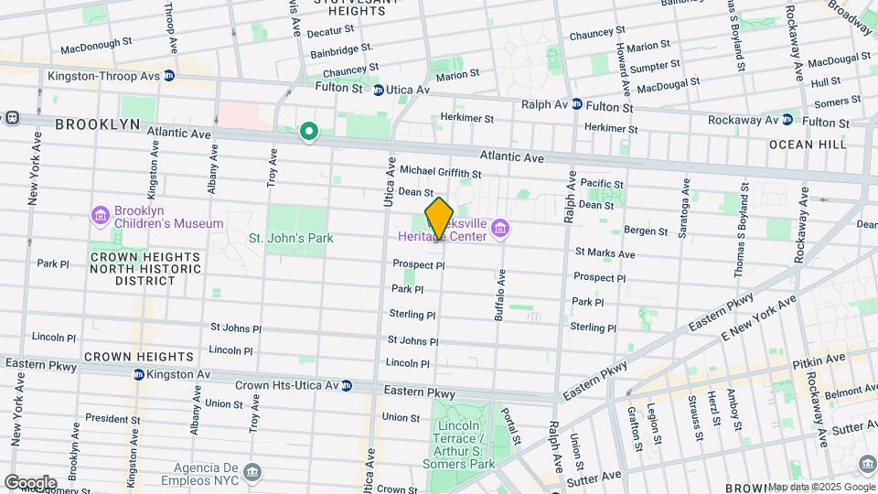1248 St Marks Ave Mapa y Detalles de la Ubicación