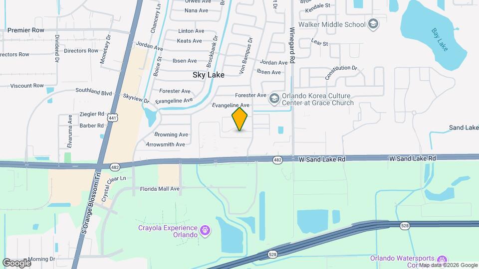 826 Sky Lake Cir Map and Location Details