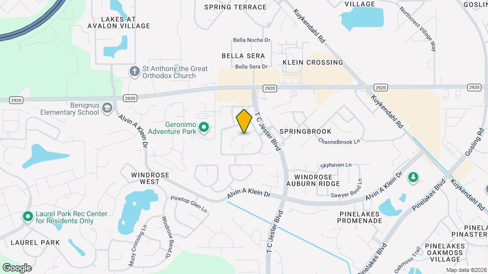 6527 Fairbrook Park Ln Map and Location Details