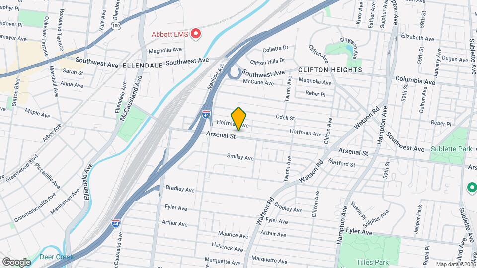 6565 Arsenal St Map and Location Details