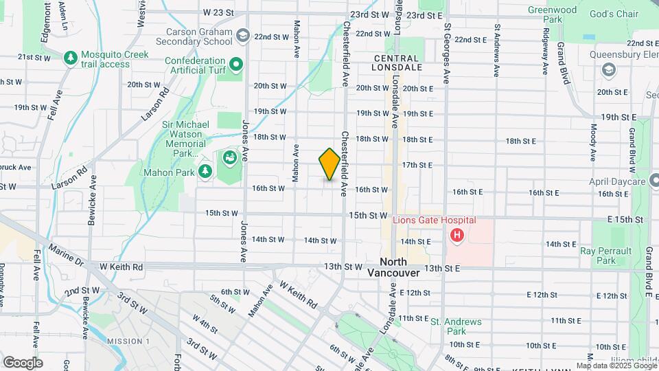 220 16th St W Map and Location Details