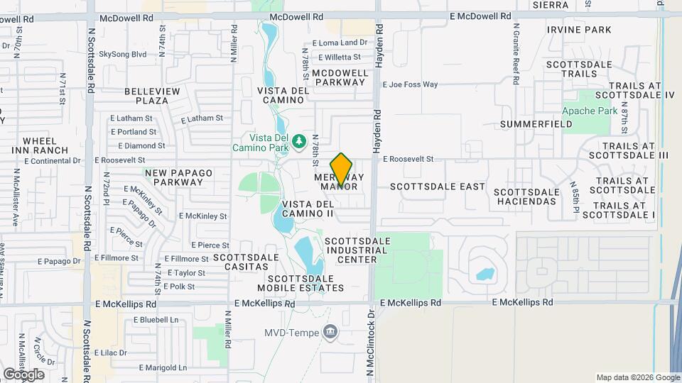 7825 E Garfield St Map and Location Details