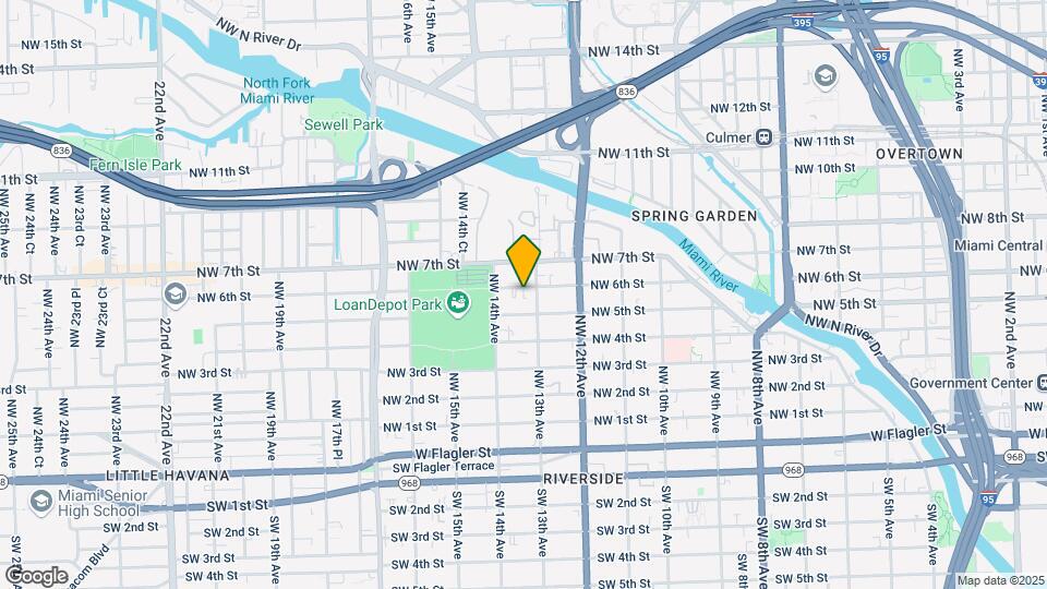 1318 NW 6th St Map and Location Details