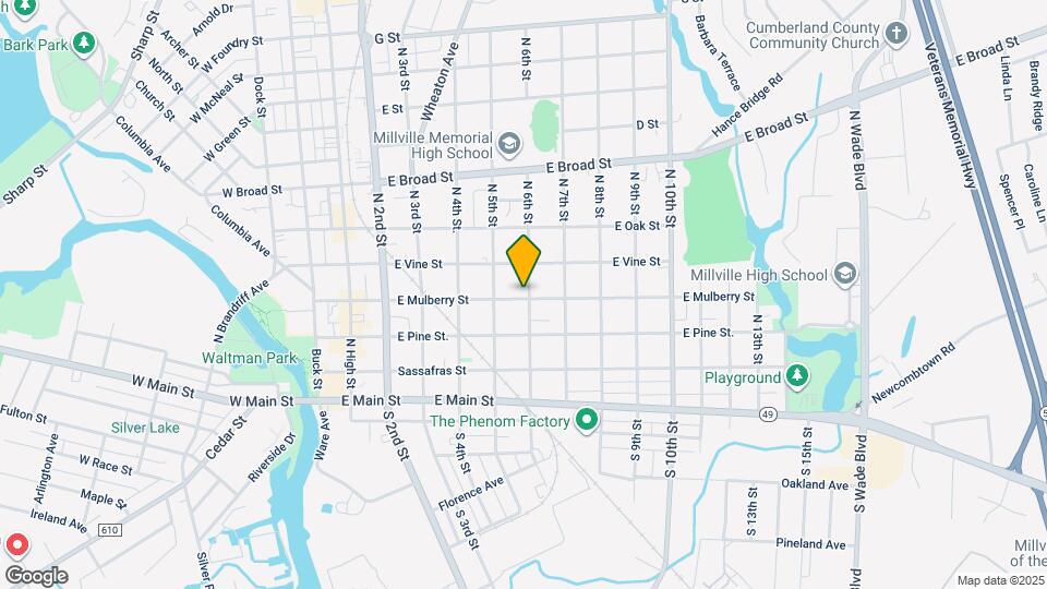 528 E Mulberry St Map and Location Details