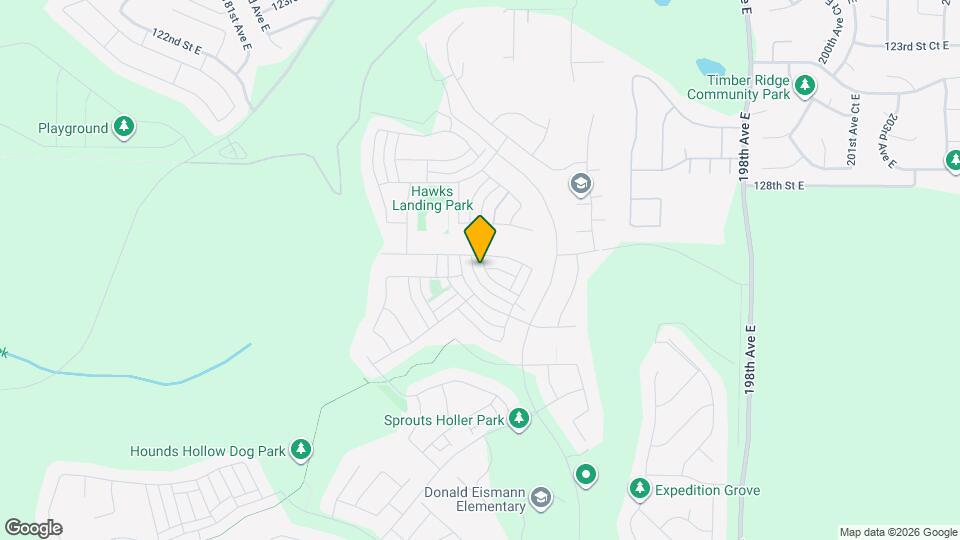 18956 132nd St E Map and Location Details