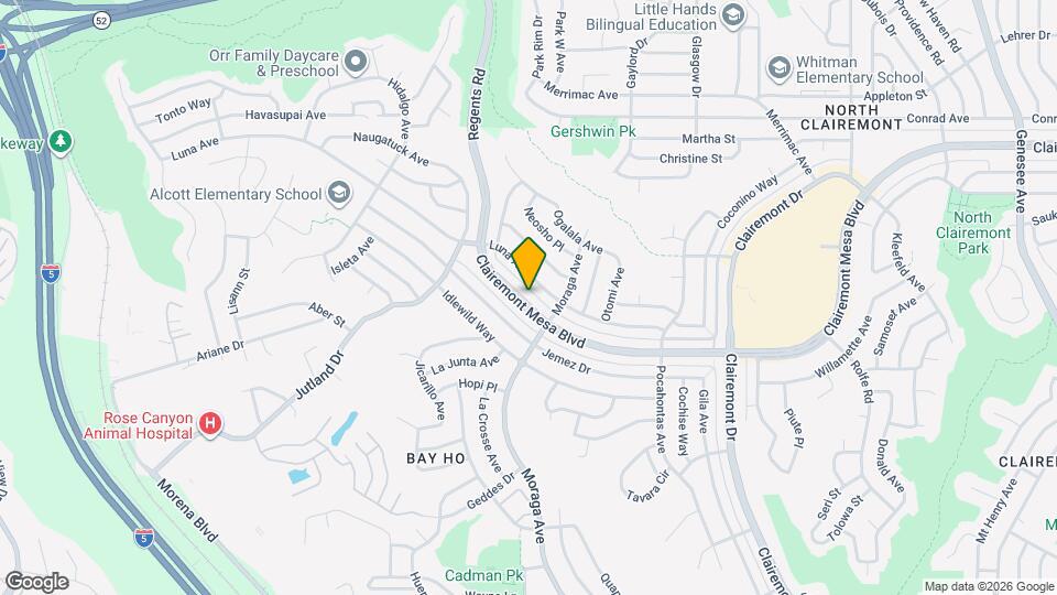 3322-24 Clairemont Mesa Blvd Mapa y Detalles de la Ubicación