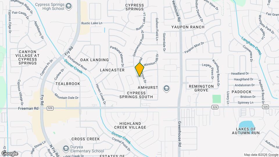 7302 Greenwood Point Dr Map and Location Details