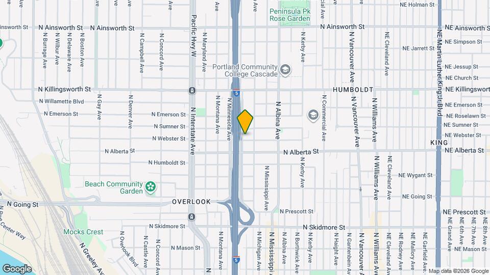 1029-1033-1033 N Webster St Map and Location Details