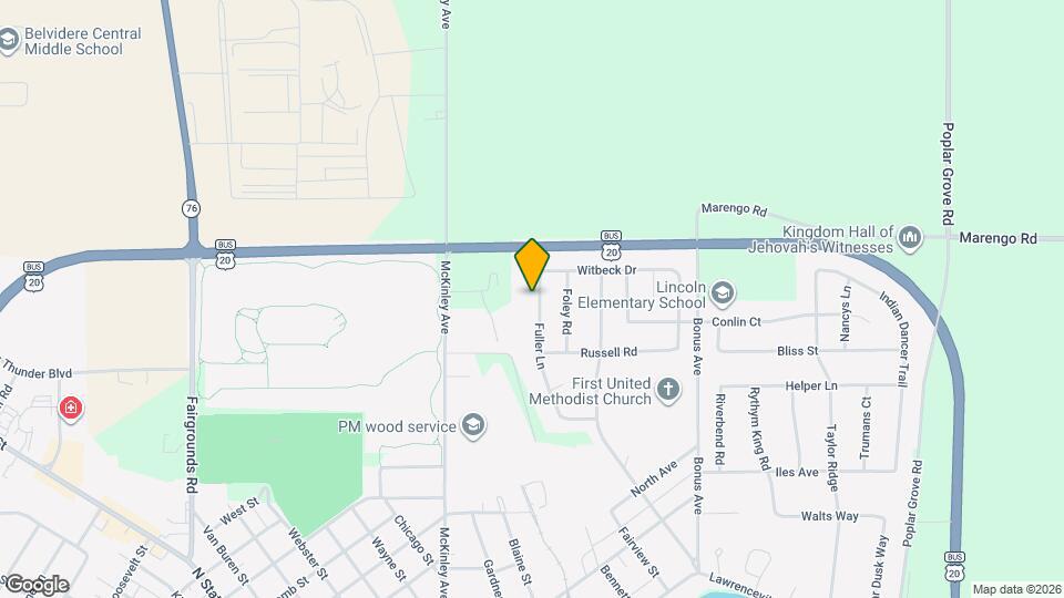 882 Fuller Ln Map and Location Details