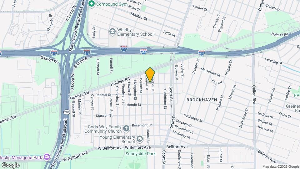 3708 Glenrose St Map and Location Details