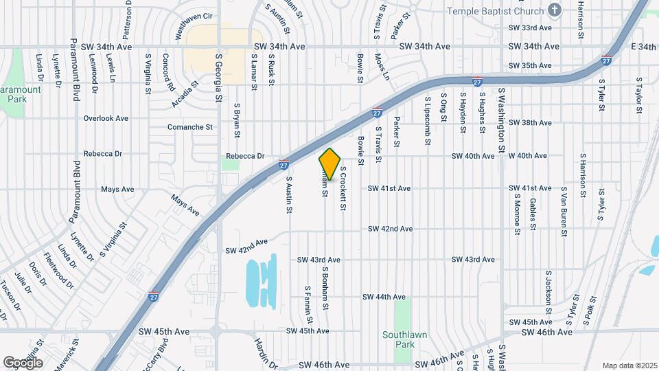 4015 S Bonham St Map and Location Details