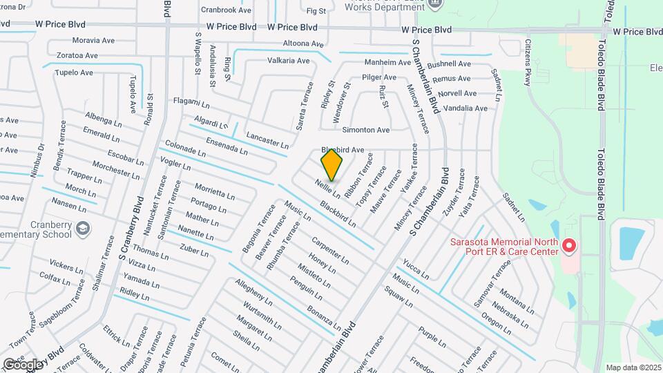 2614 Nellie Ln Mapa y Detalles de la Ubicación