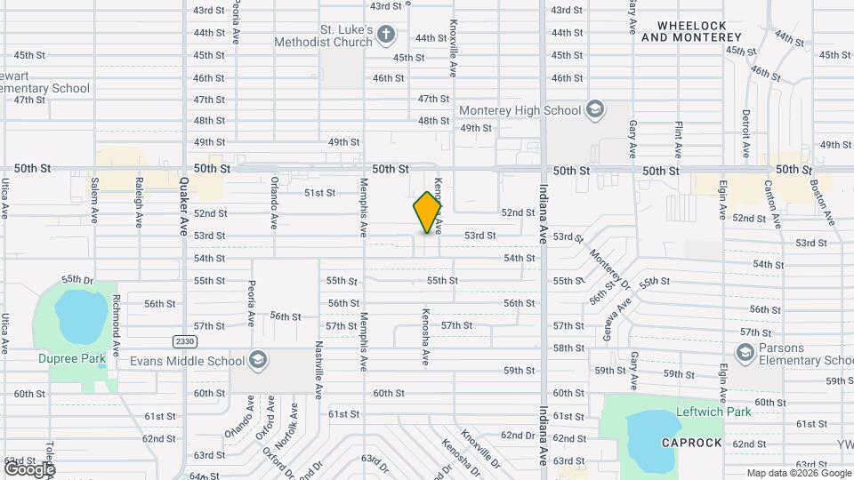 5320 Kenosha Ave Mapa y Detalles de la Ubicación