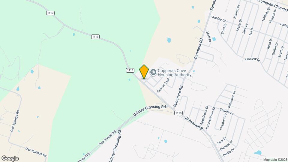 4201 Primrose Dr, Unit #B Mapa y Detalles de la Ubicación