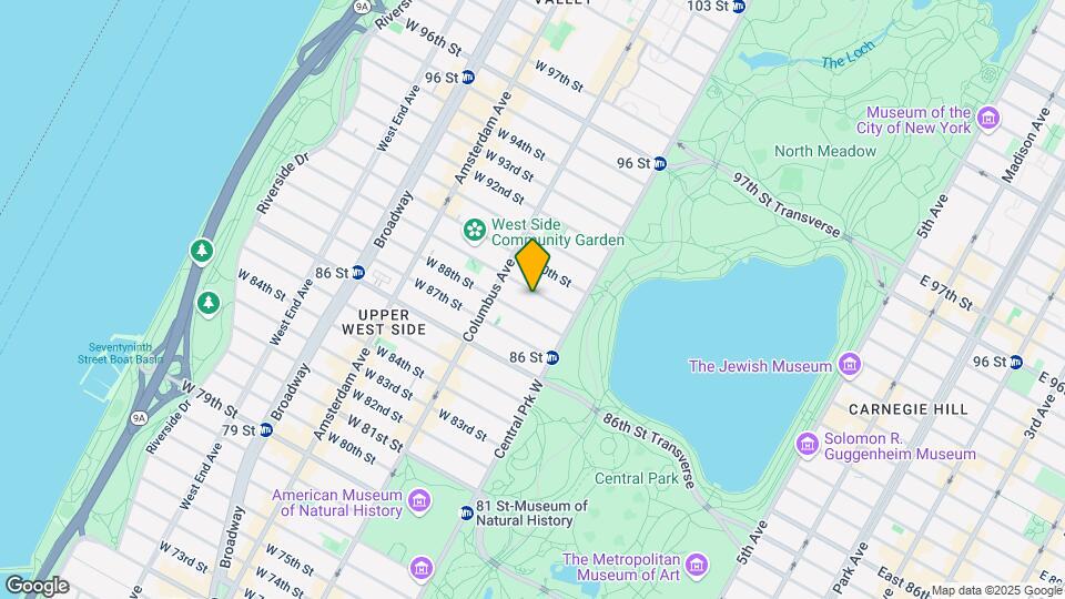 44 W 89th St Map and Location Details