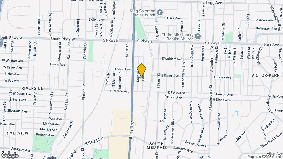 1625 Patton St Mapa y Detalles de la Ubicación