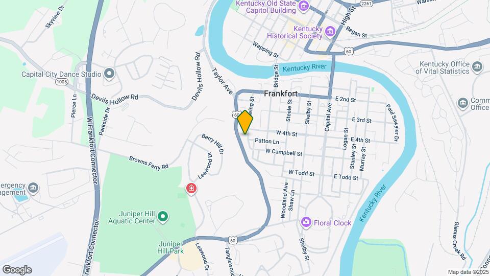 404 Ewing St Map and Location Details