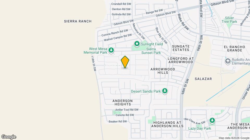 10652 Aspiration Ln SW Mapa y Detalles de la Ubicación