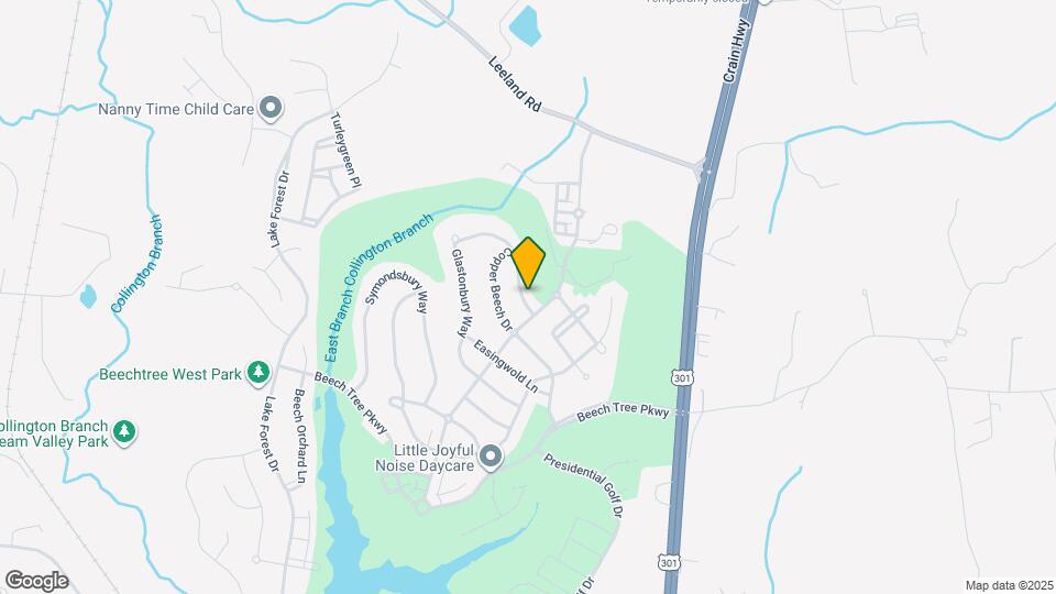 15303 Glastonbury Way Map and Location Details