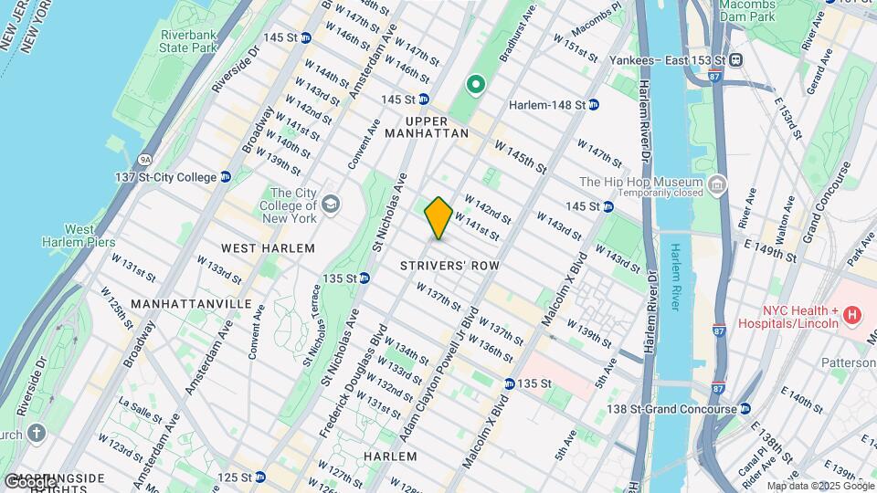 261 W 139th St Map and Location Details