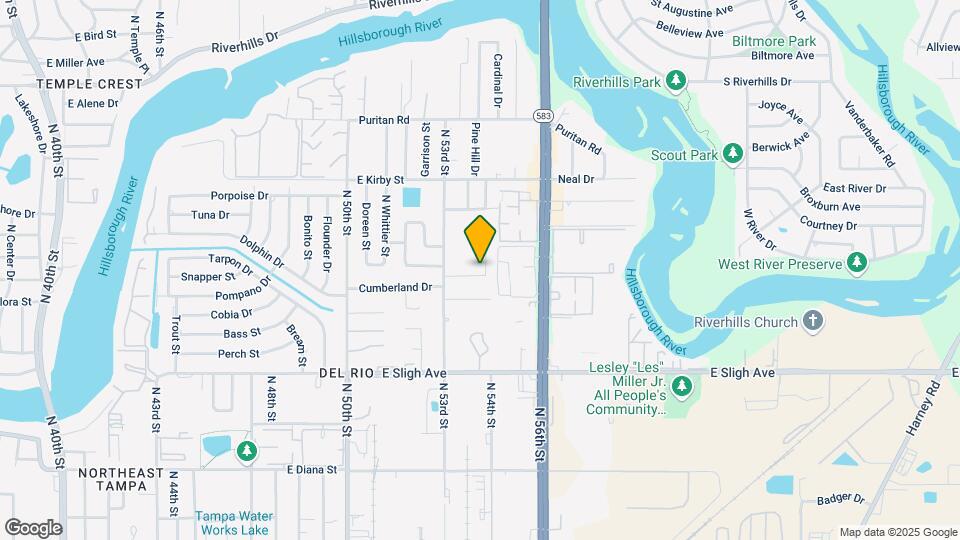7102 Woodfield Dr Map and Location Details