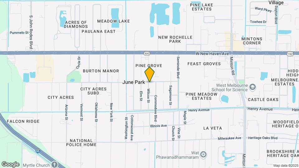 3635 Miami Ave Map and Location Details