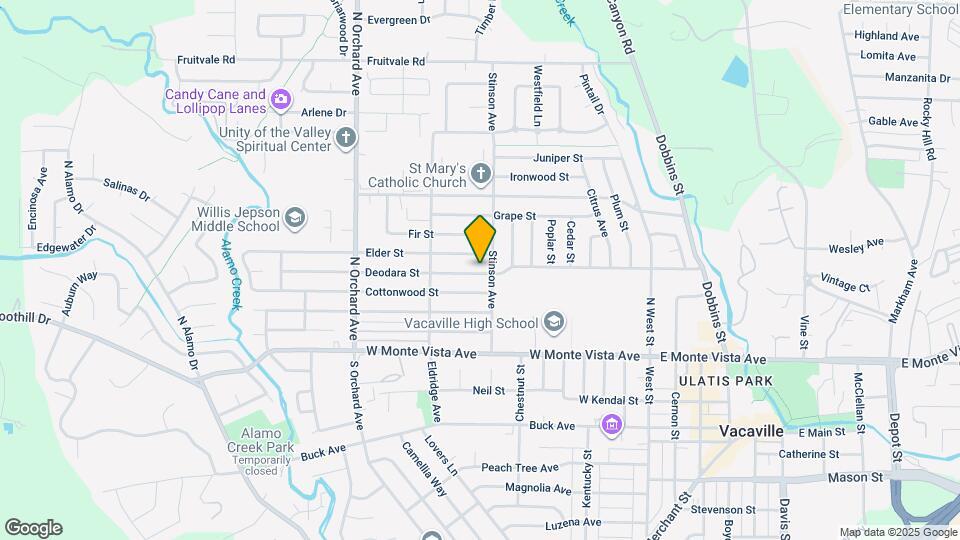 316 Deodara St Mapa y Detalles de la Ubicación