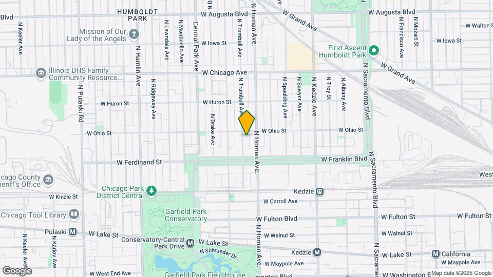 539 N Trumbull Ave Map and Location Details