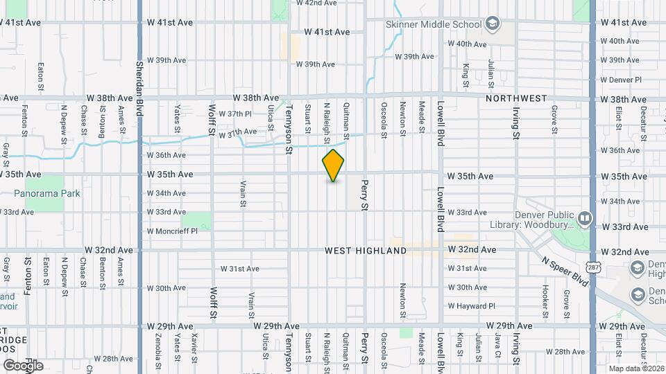 3406 N Raleigh St, Unit 3406 Raleigh St. Map and Location Details