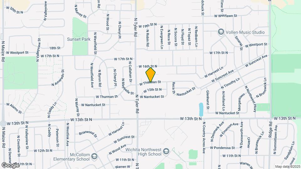 8607 W Thurman St Map and Location Details