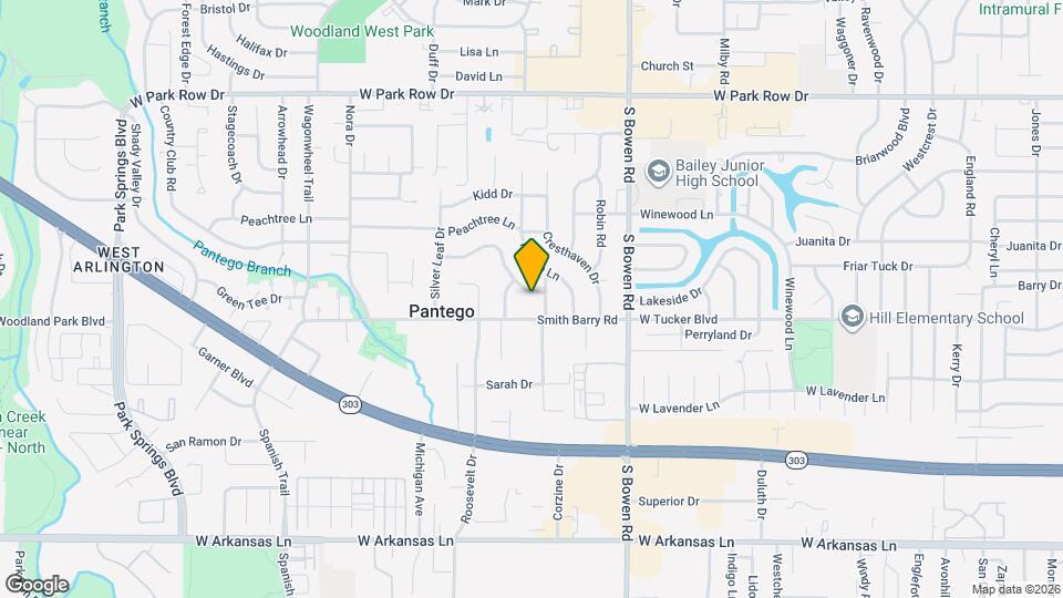 1710 Dickerson Dr Map and Location Details