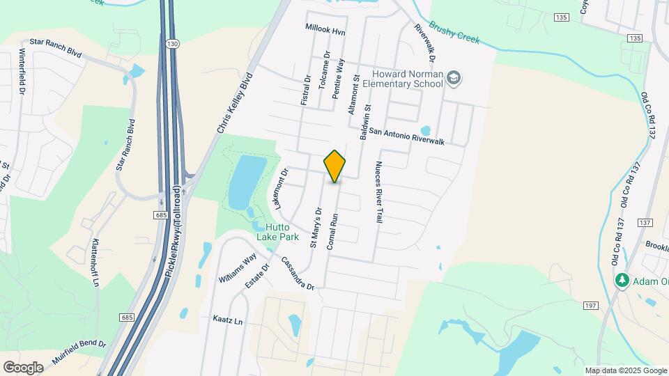 408 Comal Run Map and Location Details