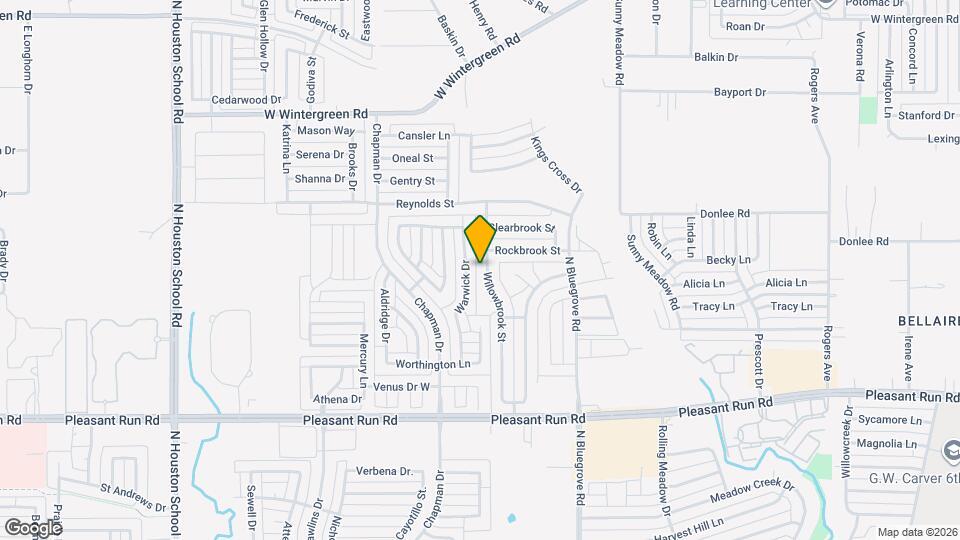 1559 Willowbrook St Map and Location Details