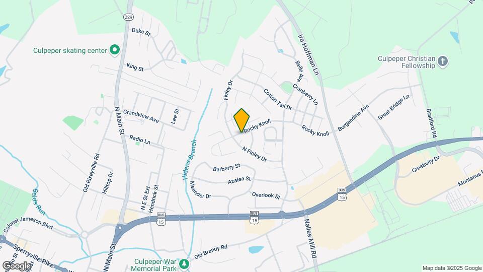 616 Lonetree Ct Map and Location Details