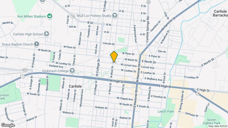 125-131 N West St Map and Location Details