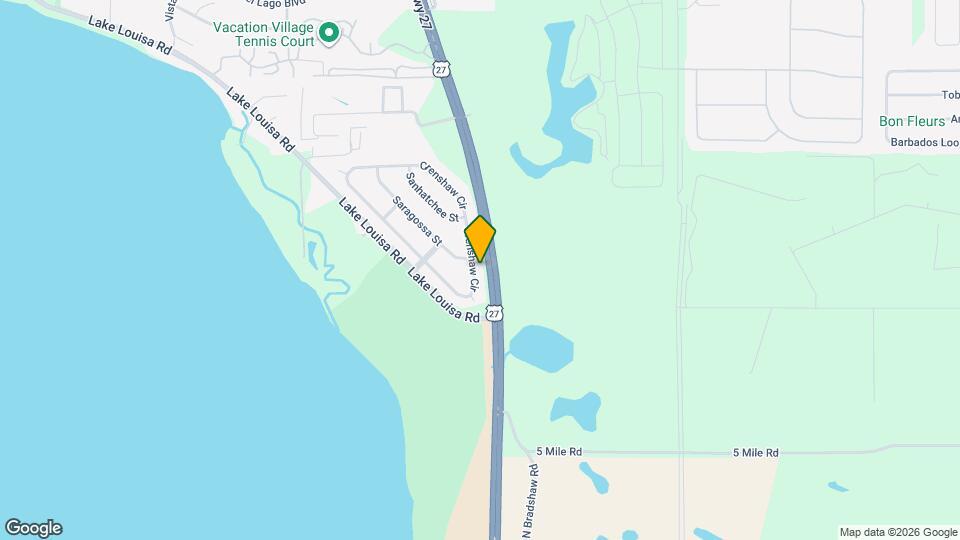 9819 Crenshaw Cir Map and Location Details