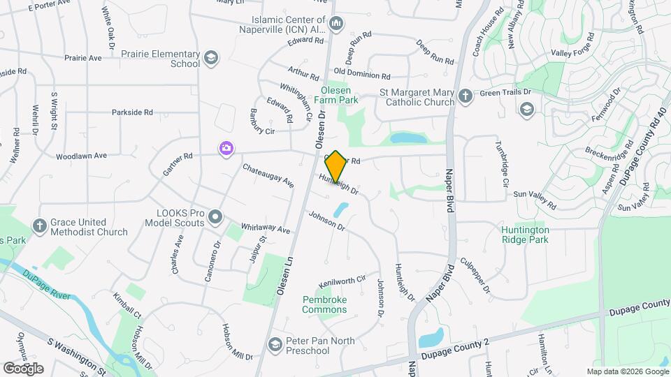 817 Huntleigh Dr Map and Location Details