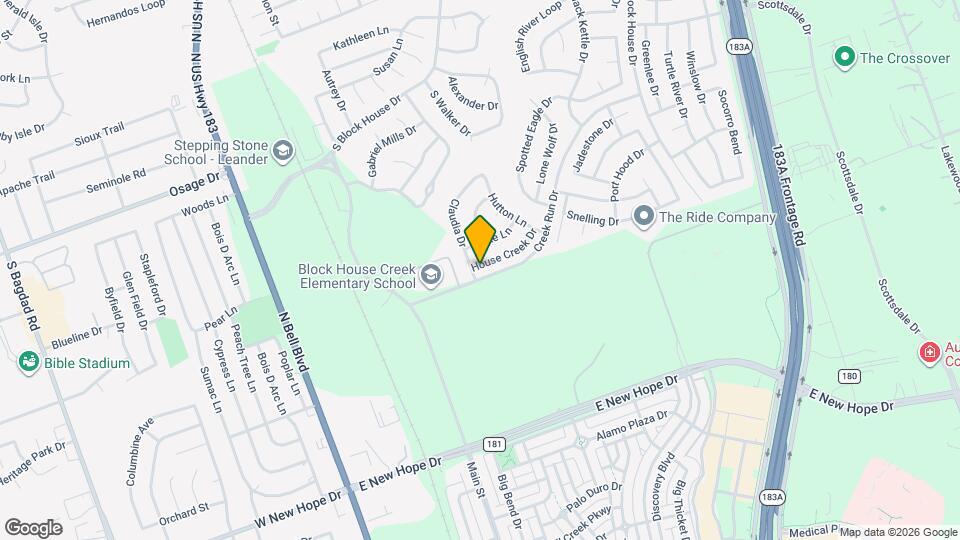 700 House Creek Dr Map and Location Details