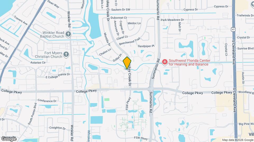 6108 Whiskey Creek Dr Map and Location Details