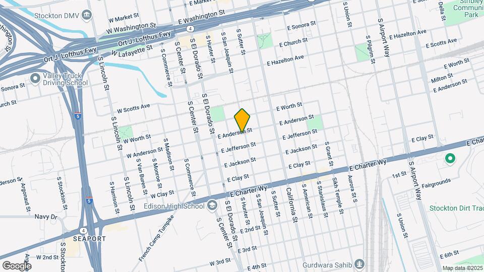 1015 S San Joaquin St Map and Location Details