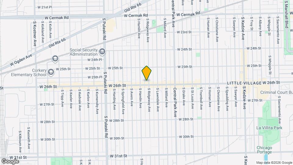 3744 W 26th St, Unit 2 Mapa y Detalles de la Ubicación