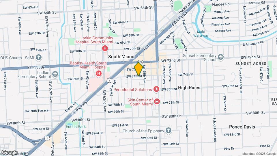 5839 SW 74th Terrace Map and Location Details