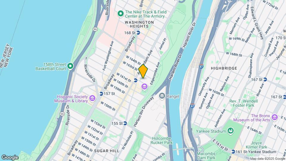 445 W 162nd St Map and Location Details