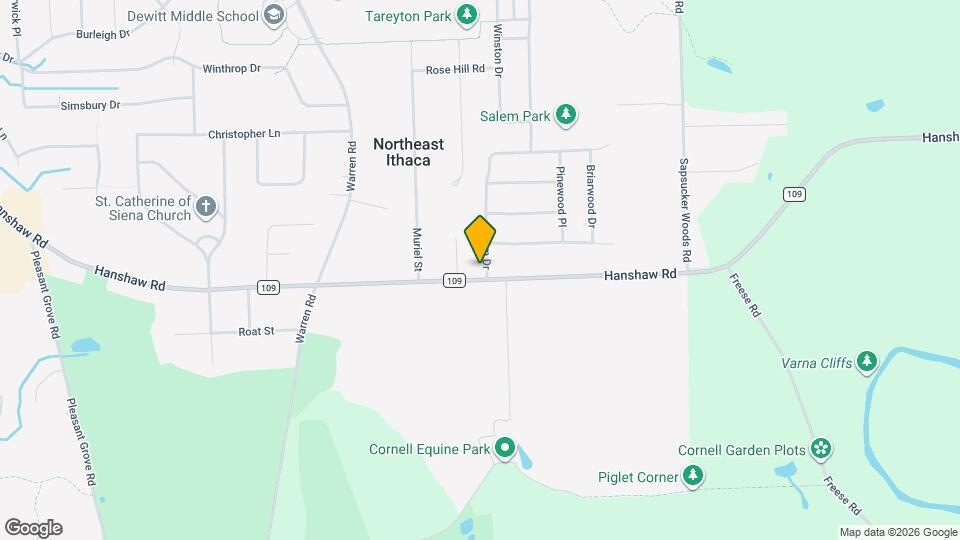 1416 Hanshaw Rd, Unit 1416 B Map and Location Details