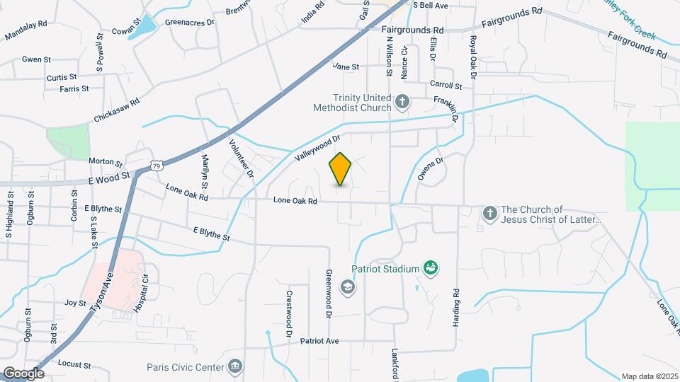 105 Bucy Cir Map and Location Details