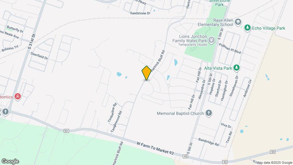 821 Rivington Dr Map and Location Details